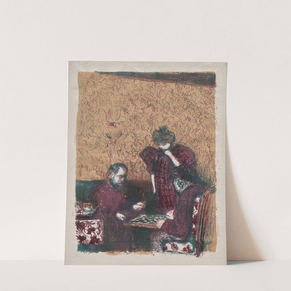 The Game of Checkers (1899) by Édouard Vuillard