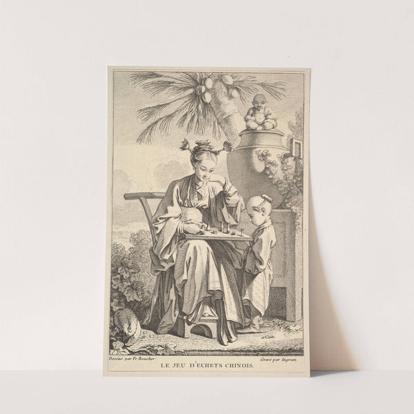The Game of Chinese Chess (After François Boucher) (1741–1763) by John Ingram