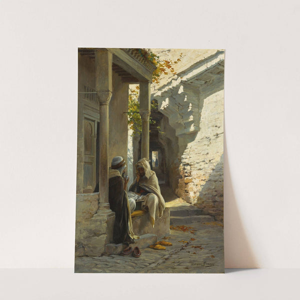 The Game of Draughts by Eugène Girardet