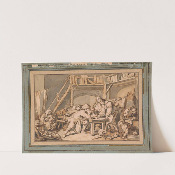 The Game of Morra by Jean-Baptiste Greuze