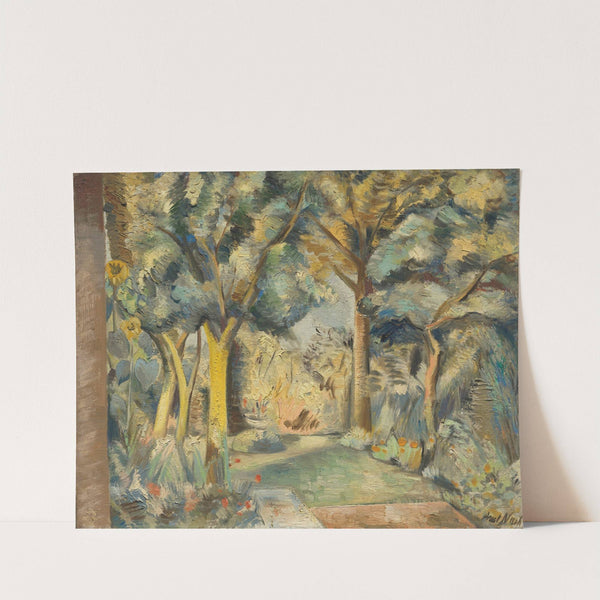 The Garden at Meadle by Paul Nash