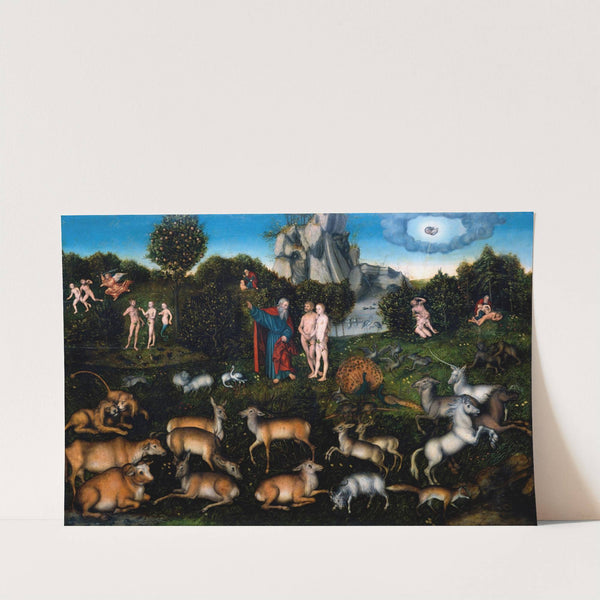 The Garden of Eden (1530) by Lucas Cranach the Elder