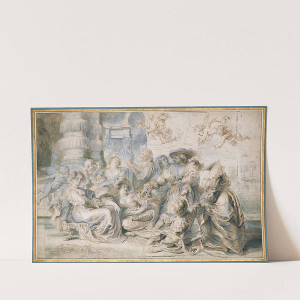 The Garden of Love (right portion) by Peter Paul Rubens