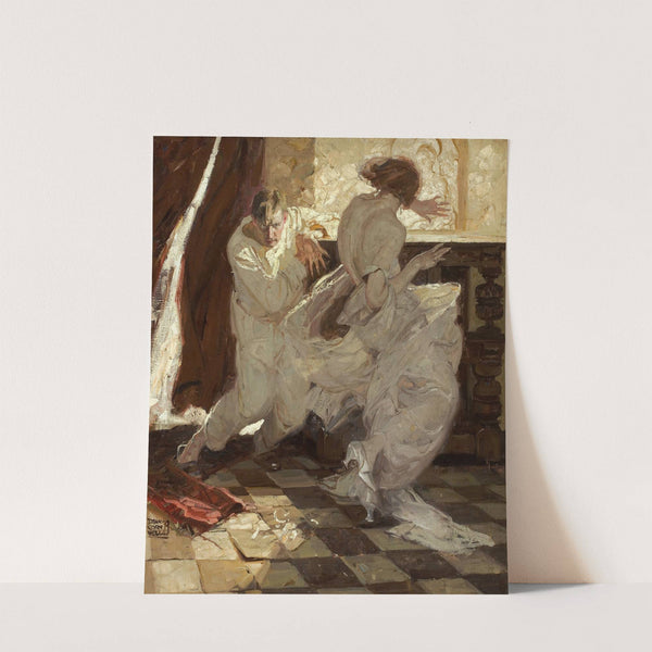 The Garden of Peril (1923) by Dean Cornwell