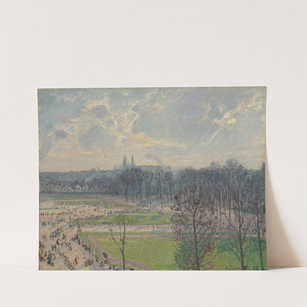 The Garden of the Tuileries on a Winter Afternoon (1899) by Camille Pissarro
