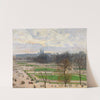 The Garden of the Tuileries on a Winter Afternoon (1899) by Camille Pissarro