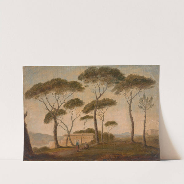 The Garden of the Villa Borghese by Thomas Jones