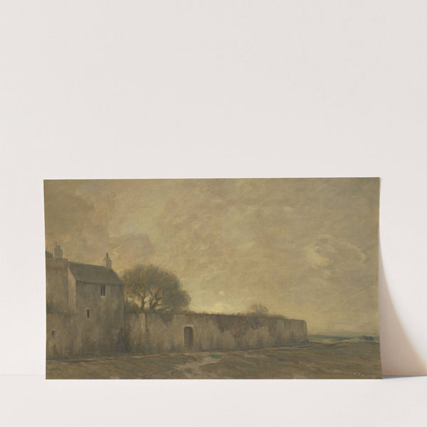 The garden wall (1909) by Charles Holmes