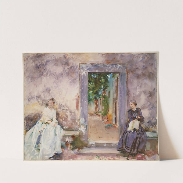 The Garden Wall by John Singer Sargent