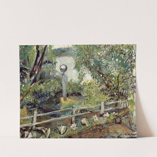 The Garden with the Glass Ball (1918) by Christian Krohg