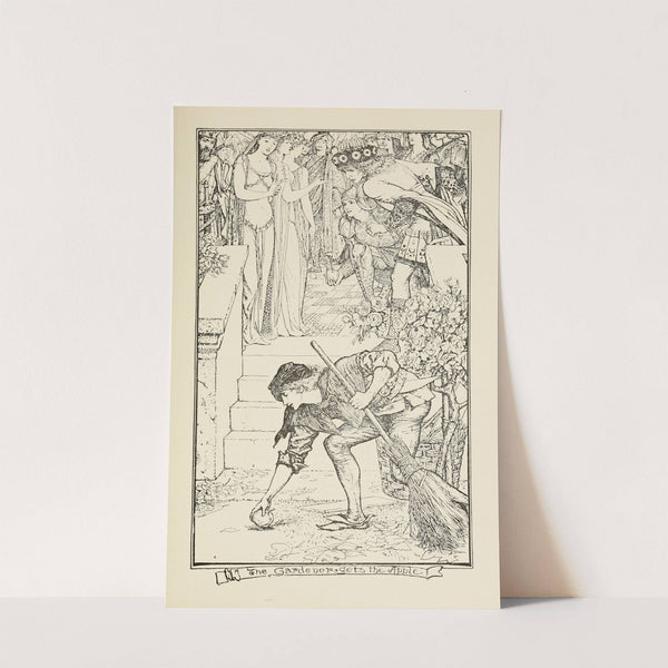 The Gardener gets the Apple by Henry Justice Ford