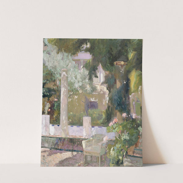 The Gardens at the Sorolla Family House by Joaquín Sorolla