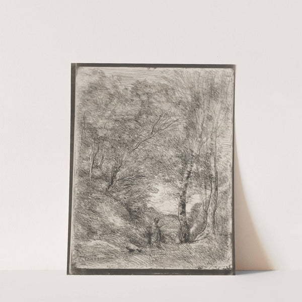 The Gardens of Horace (1855) by Jean-Baptiste-Camille Corot