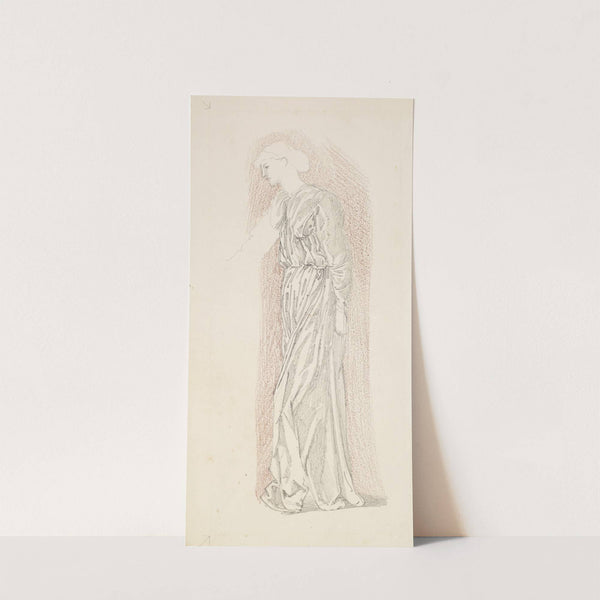 The Garland Weavers - Drapery Study by Sir Edward Coley Burne-Jones