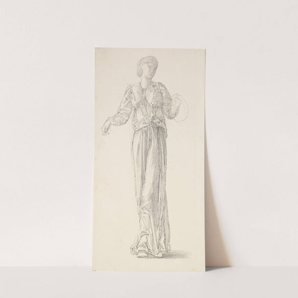 The Garland Weavers - Drapery Study by Sir Edward Coley Burne-Jones