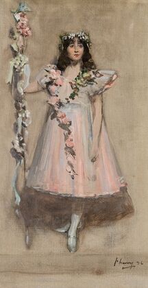 The Garlanded Girl — size preview