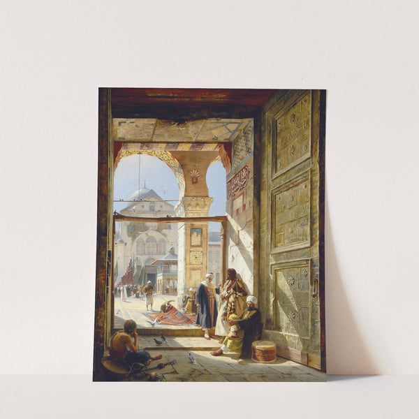 The Gate of the Great Umayyad Mosque, Damascus by Gustav Bauernfeind