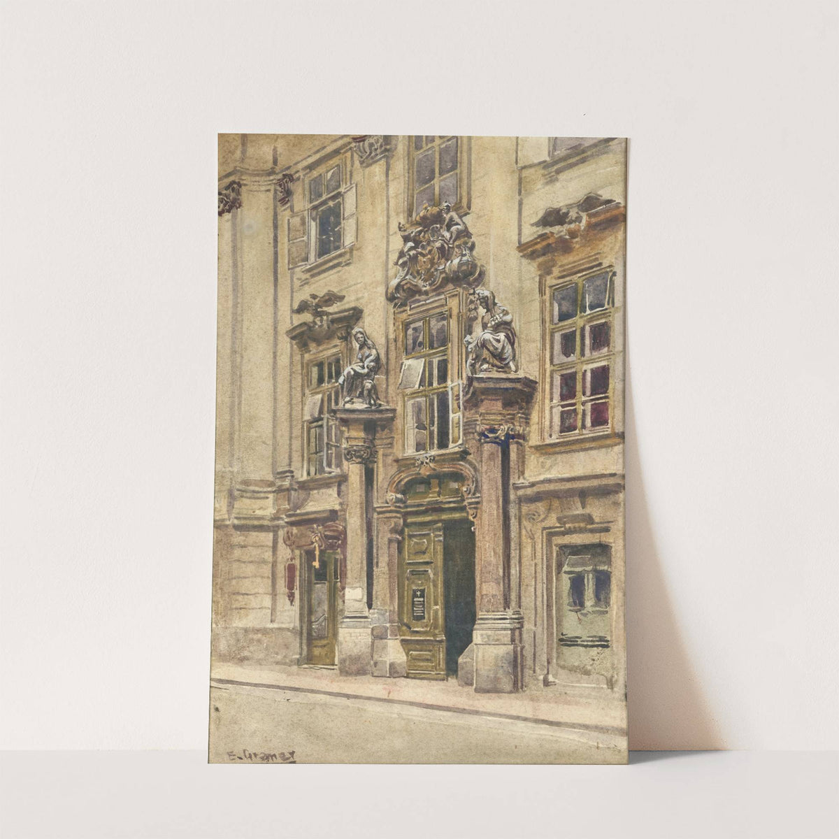 The gate of the Old Town Hall in Wipplingerstraße in Vienna by Ernst Graner