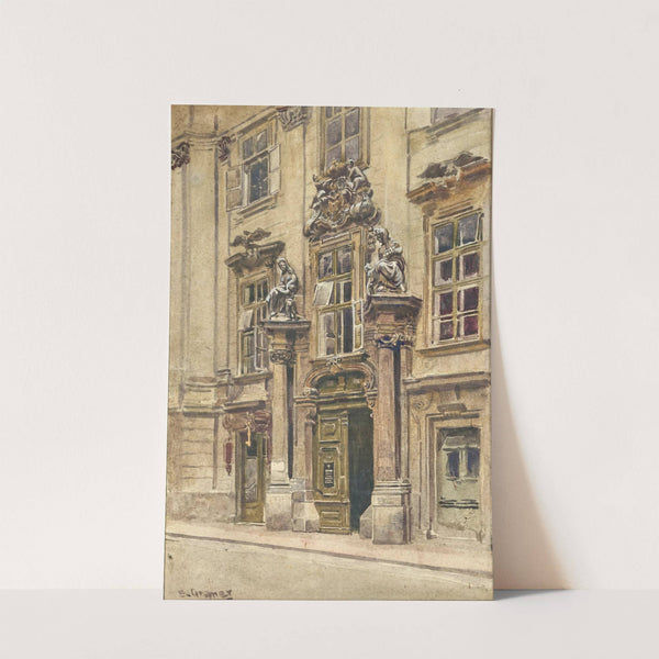The gate of the Old Town Hall in Wipplingerstraße in Vienna by Ernst Graner