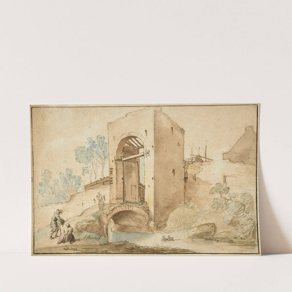 The Gateway to a Town by Abraham Bloemaert