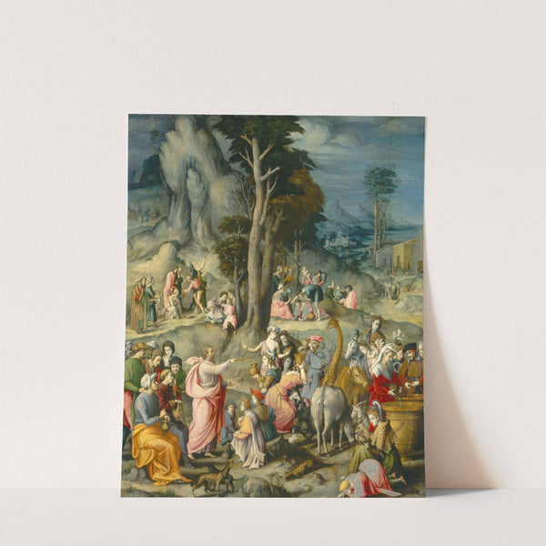 The Gathering of Manna by Bacchiacca