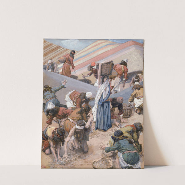 The Gathering of the Manna (c. 1896-1902) by James Tissot