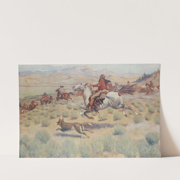 The gathering of the trappers (1904) by Frederic Remington