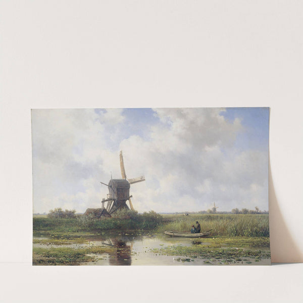 The Gein River, near Abcoude by Willem Roelofs