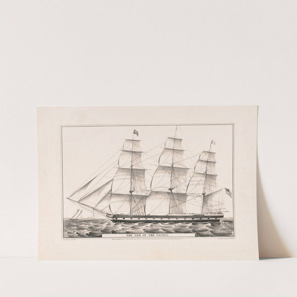 The gem of the Pacific (1849) by Currier & Ives.