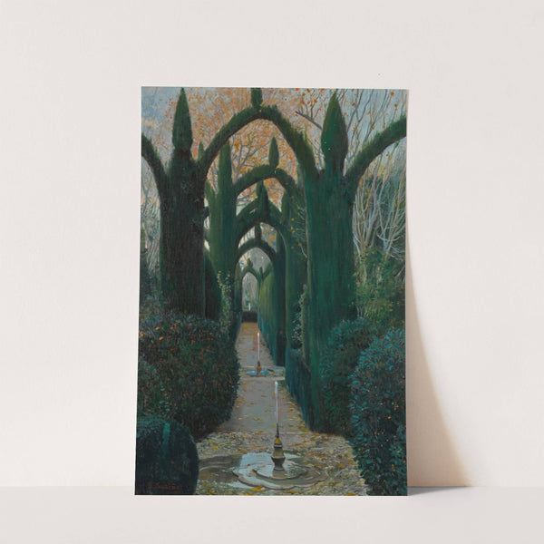 The Generalife Gardens, Granada by Santiago Rusiñol