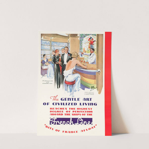 The gentle art of civilized living (1934) by Adolph Treidler