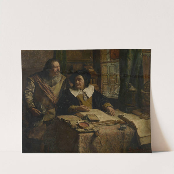 The Geographer by Léon Brunin