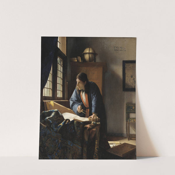 The Geographer by Johannes Vermeer