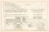 The geometrical design of a cornice, of the composite order.