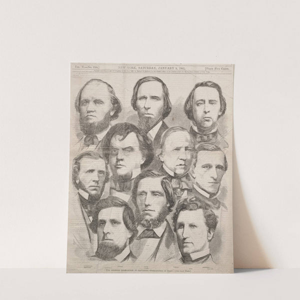 The Georgia Delegation in Congress (1861) by Winslow Homer