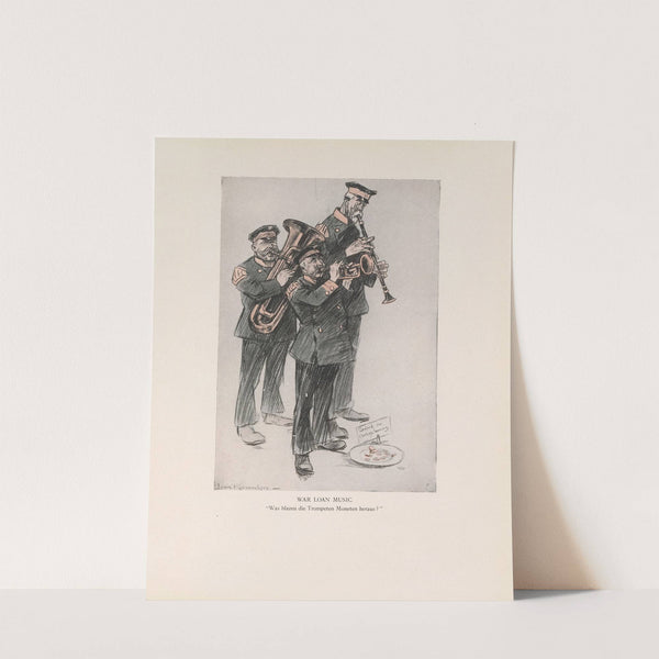 The German Band (1916-1917) by Louis Raemaekers