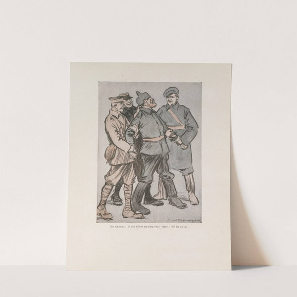 The German Offer (1916-1917) by Louis Raemaekers