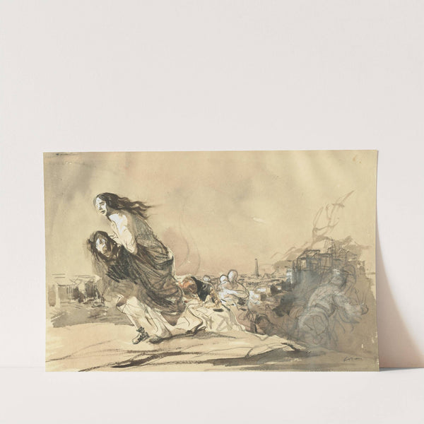 The German troups received the formal order to spare private property by Jean-Louis Forain