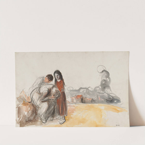 The Germans Have Gone Away (fourth quarter 1800s or first third 1900s) by Jean-Louis Forain
