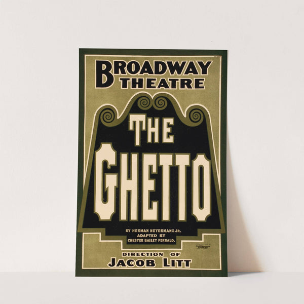 The ghetto (1899) by Strobridge & Co. Lith.