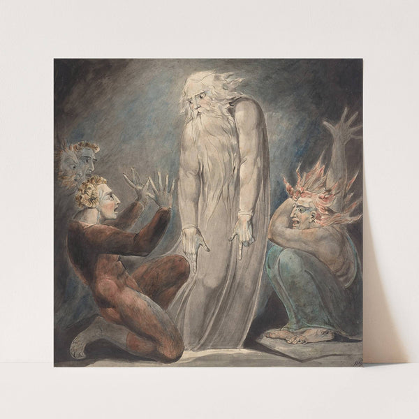 The Ghost of Samuel Appearing to Saul (c. 1800) by William Blake