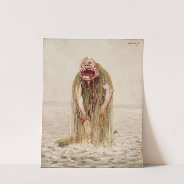 The ghost who only lived by Virgin meat by Theodor Kittelsen