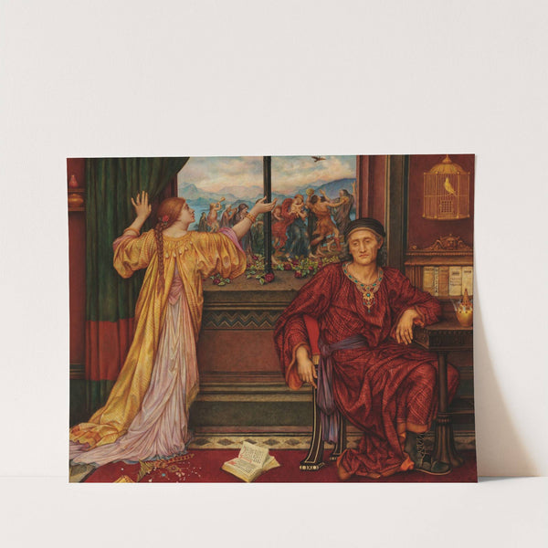 The Gilded Cage (1919) by Evelyn De Morgan