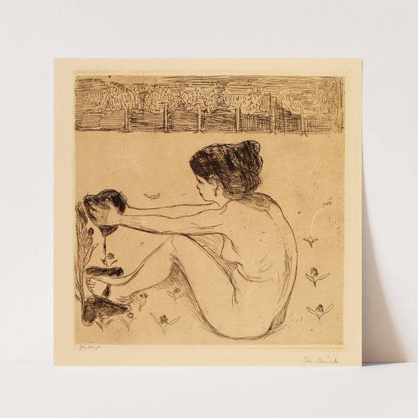 The Girl and the Heart by Edvard Munch