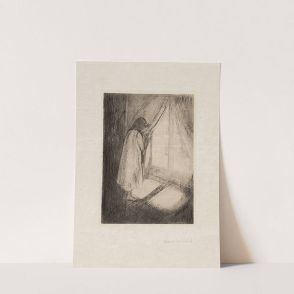 The Girl at the Window (1894) by Edvard Munch