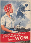 ‘The girl he left behind’ is still behind him–She’s a WOW (1943)