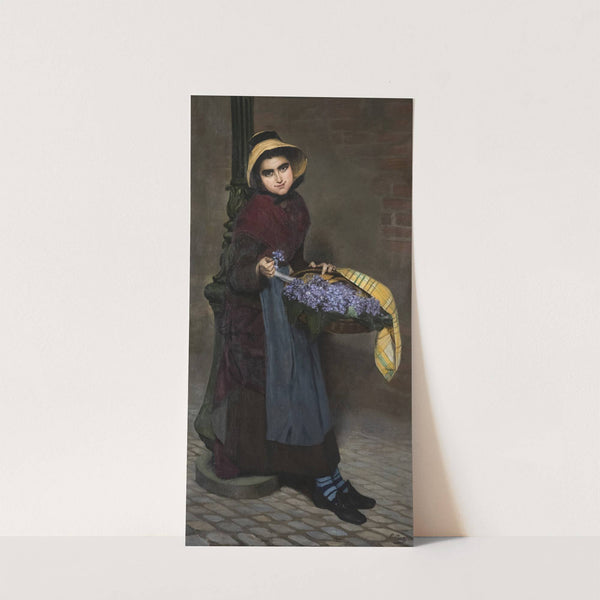 The girl selling violets by Paul Prouho