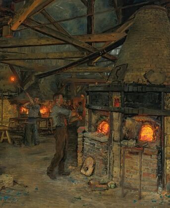 The Glass Blowers In Incheville Près Eu