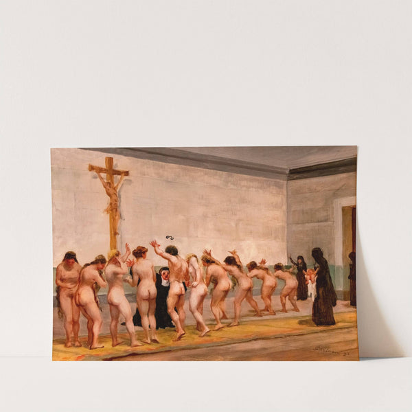 The Glasses (tale by Jean de la Fontaine) (1892) by Jean-Baptiste Cariven