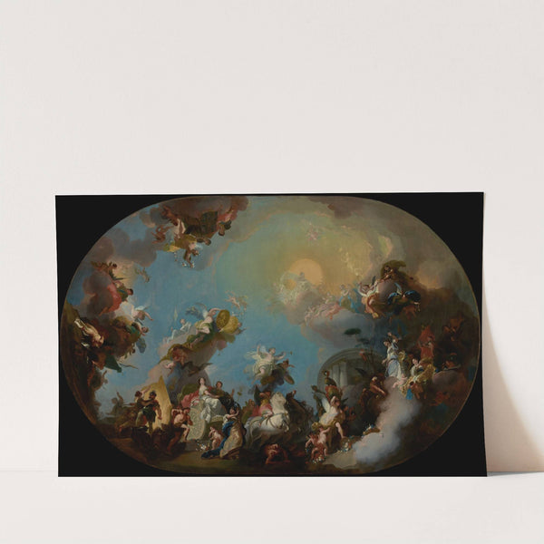 The Glorification of the Union of the Houses of Hapsburg and Lorraine (1775) by Franz Anton Maulbertsch